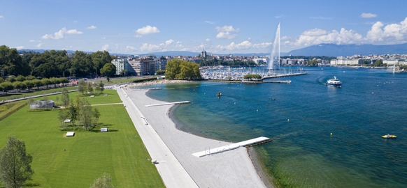 Plage des Eaux Vives - Genève